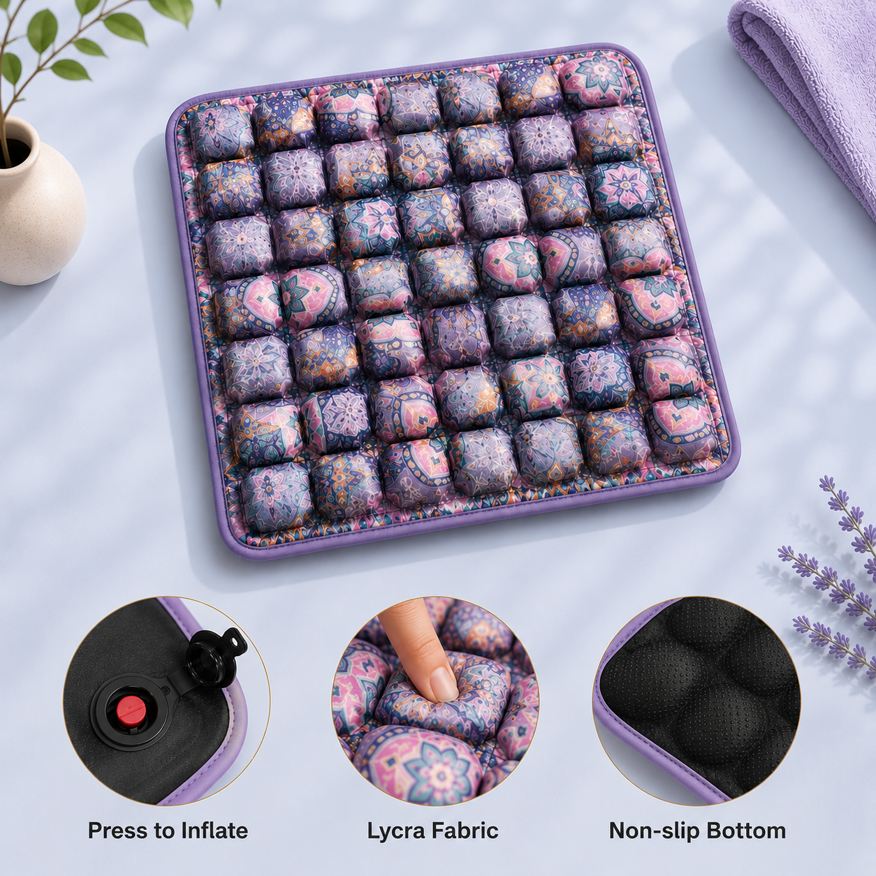 CloudSeat™ – Inflatable Ergonomic Seat Cushion