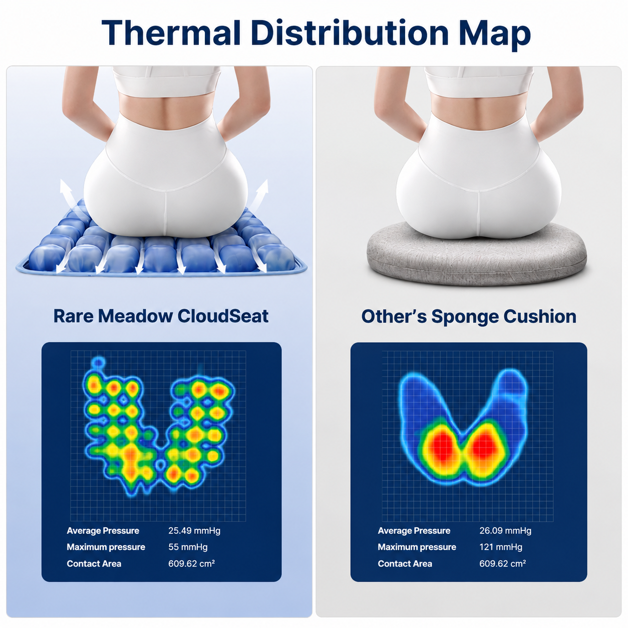 CloudSeat™ – Inflatable Ergonomic Seat Cushion